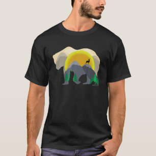 Bear Mountains Hiking Deer Mountaineer T-Shirt