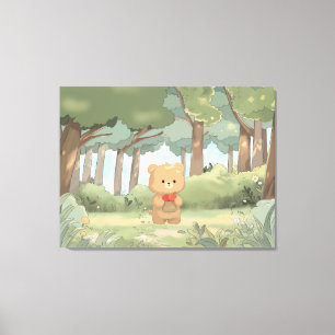 Bear necessities canvas print