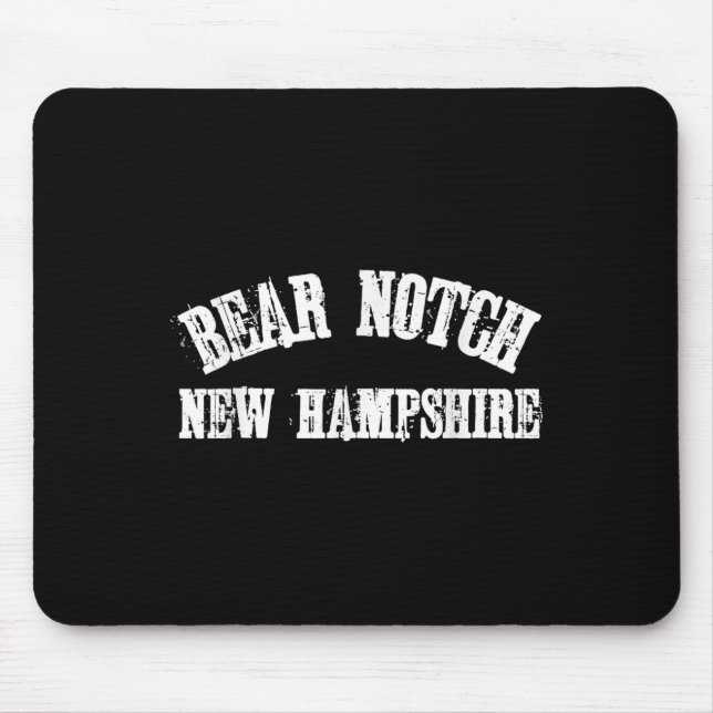 Bear Notch Bartlette New Hampshire Ski Skier Skiin Mouse Mat (Front)