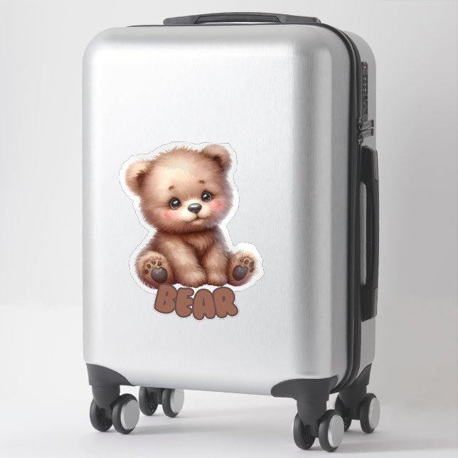 BEAR - NURSERY STICKER (Suitcase)