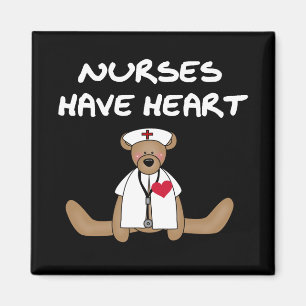 Bear Nurses Have Heart T-shirts and Gifts Magnet