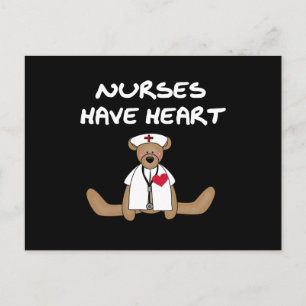 Bear Nurses Have Heart T-shirts and Gifts Postcard
