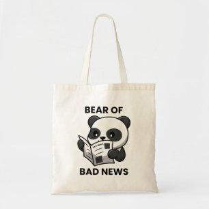 Bear Of Bad News Tote Bag