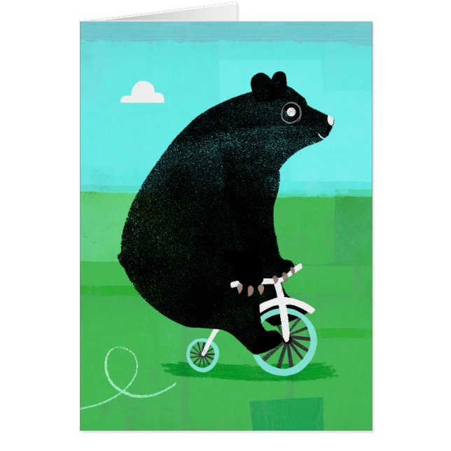 Bear On A Bike (Front)
