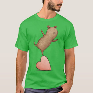 Bear on Heart T-Shirt