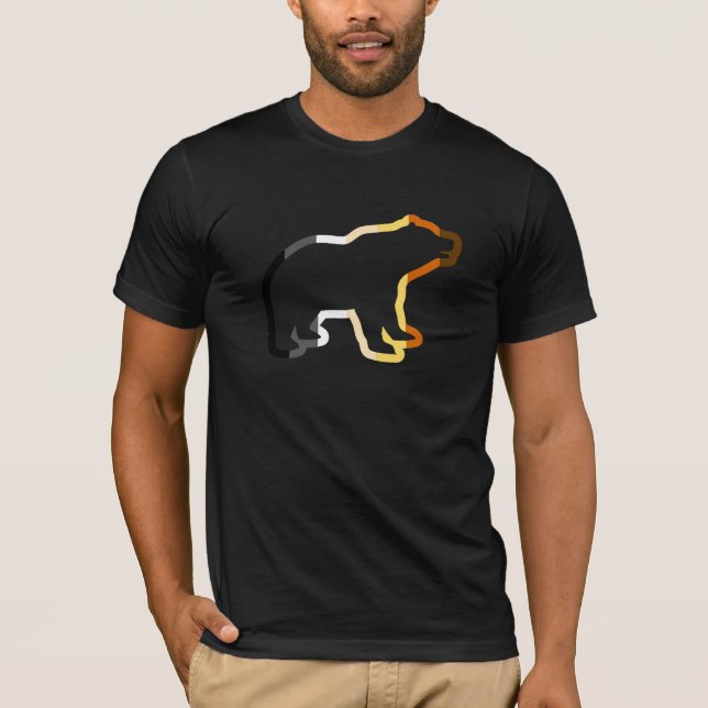 BEAR OUTLINE T-Shirt (Front)