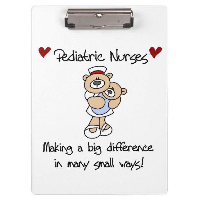 Bear Paediatrics Nurses Clipboard (Front)