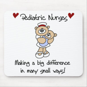 Bear Paediatrics Nurses T-shirts and Gifts Mouse Mat