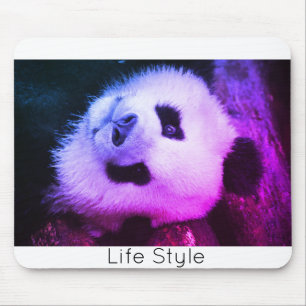 Bear Panda Life Style Trendi Mouse Carpet Mat