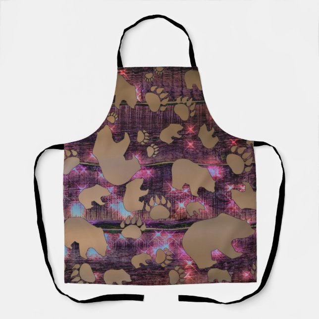 Bear Pattern Apron (Front)