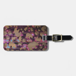 Bear Pattern Luggage Tag