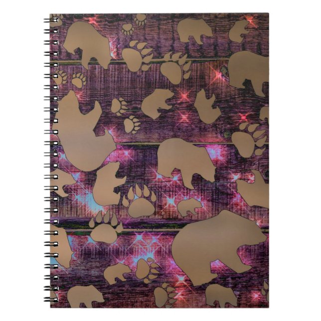 Bear Pattern Notebook (Front)