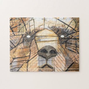 Bear Pattern Puzzles Mural Artwork Complex Jigsaw