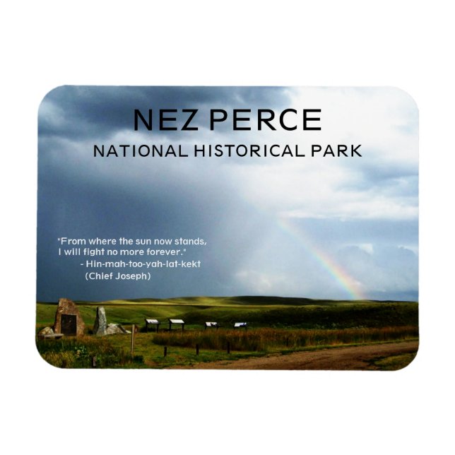 Bear Paw Battlefield, Nez Perce Flight of 1877  Magnet (Horizontal)