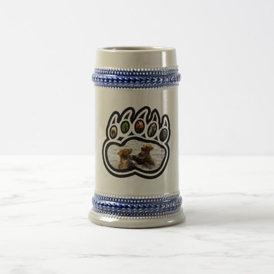 Bear Paw Beer Stein