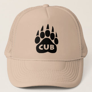 Bear Paw Gay Pride Hat "Cub" Text