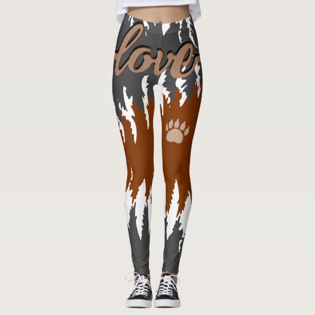 Bear Paw Leggings (Front)