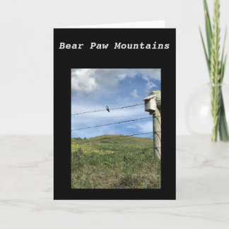 Bear Paw Mountains Card