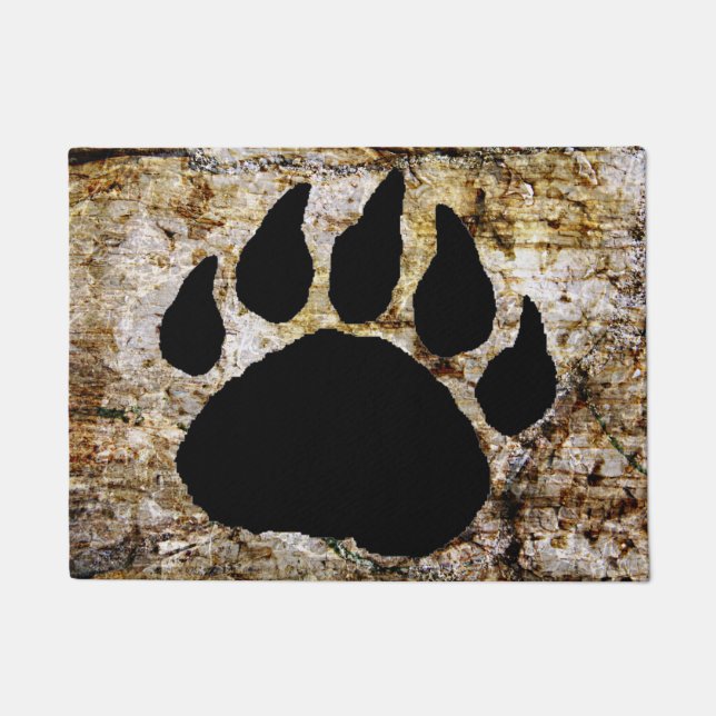 BEAR PAW PRINT DOORMAT (Front)