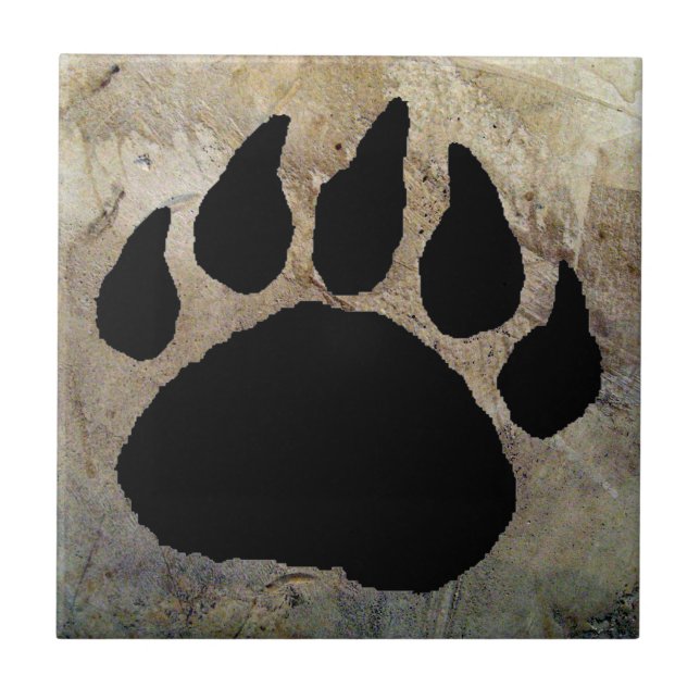 BEAR PAW PRINT TILE (Front)