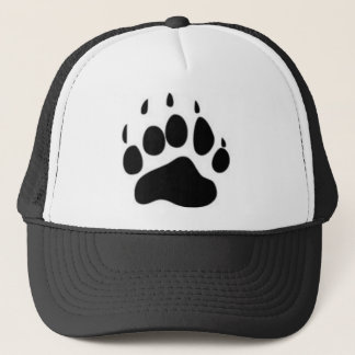 Bear Paw Print Trucker Hat