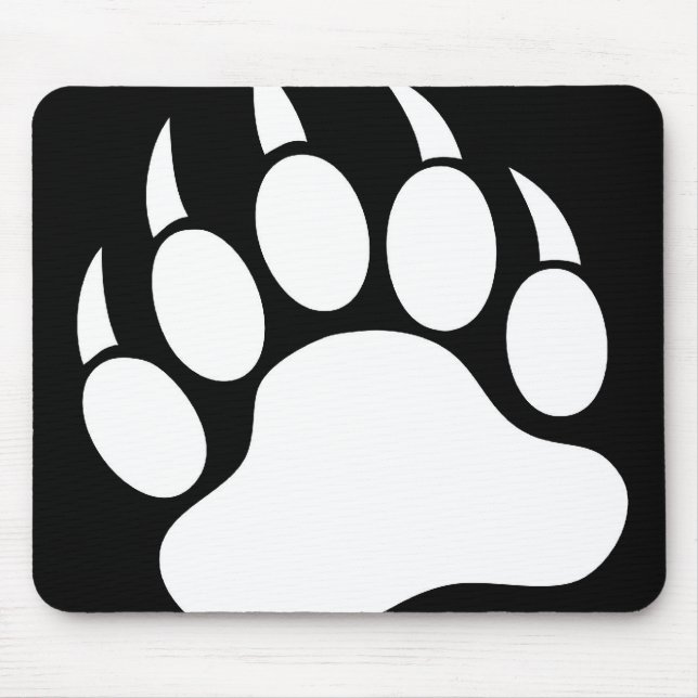 Bear Paw (reverse) Mouse Mat (Front)