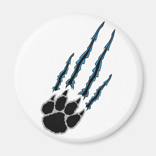 Bear Paw Rip Magnet