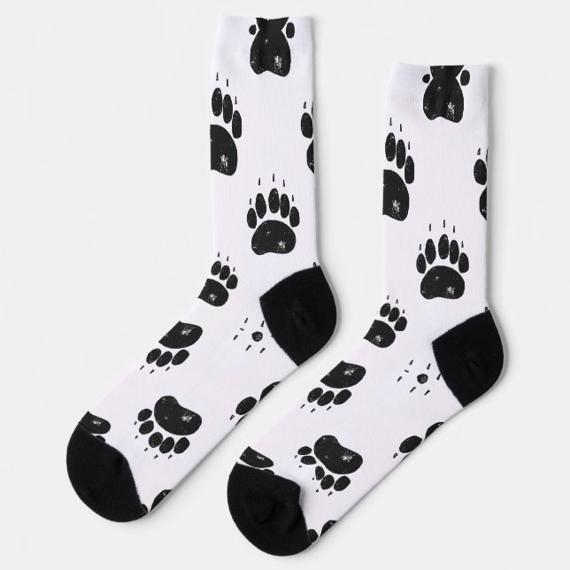 Bear Paw Socks (Left)