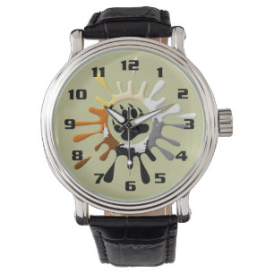 Bear Paw Splash Bear Pride Colours Watch