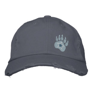 Bear Paw Wild Star Embroidery Embroidered Hat