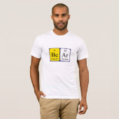 Bear periodic table name shirt (Front Full)