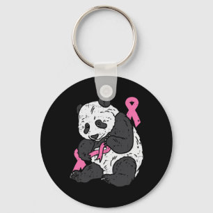 Bear Pink Ribbon Breast Cancer Awareness Support G Key Ring