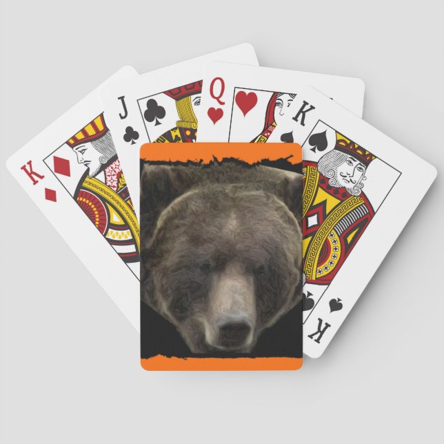 BEAR PLAYING CARDS (Back)