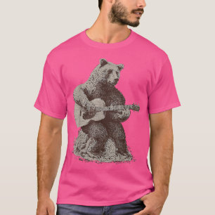 Bear-Playing Guitar For Women T-Shirt