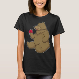 Bear Poker Poker cards T-Shirt