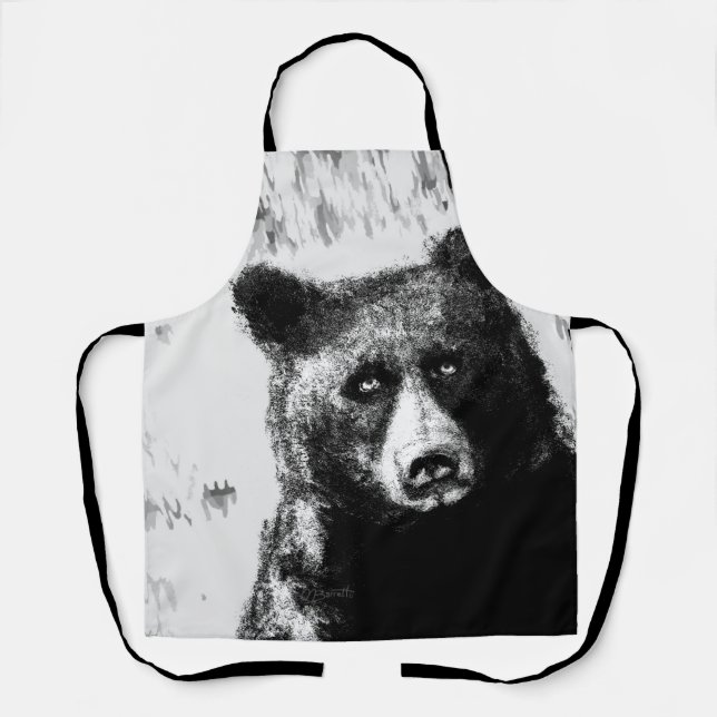Bear Portrait Apron (Front)