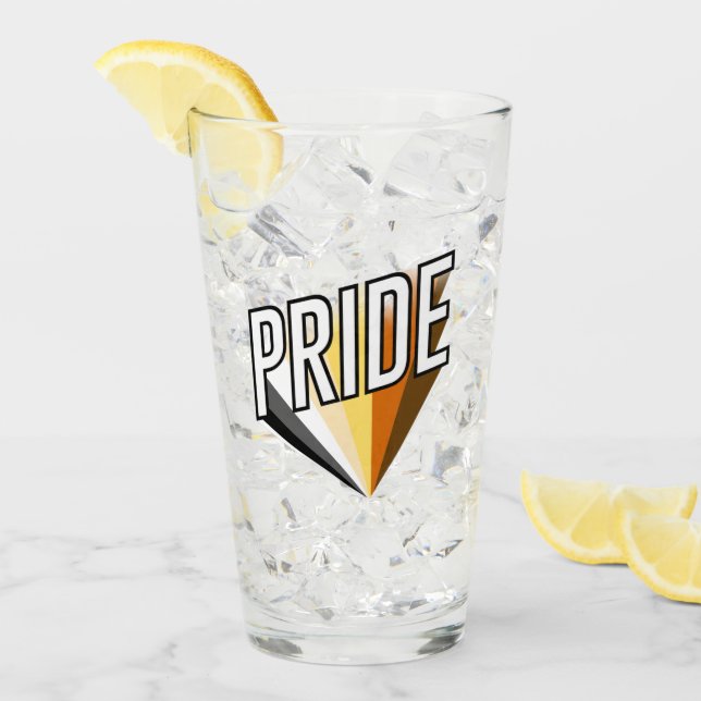 Bear Pride Burst Glass (Front Ice)