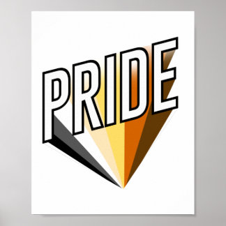 Bear Pride Burst Poster