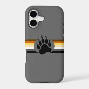 Bear Pride colours stripes and Bear Paw