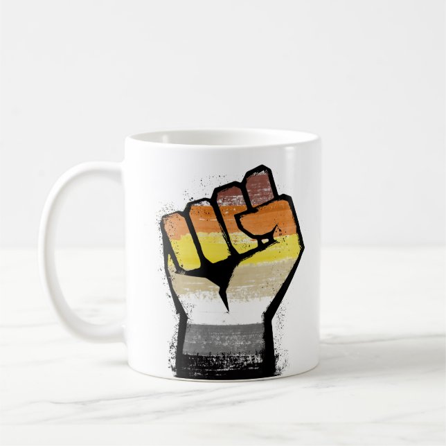 Bear Pride Fist Coffee Mug (Left)