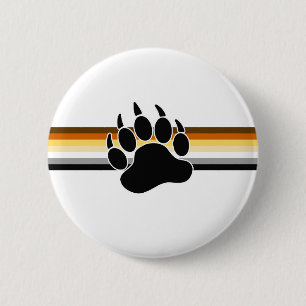 Bear Pride Flag 6 Cm Round Badge