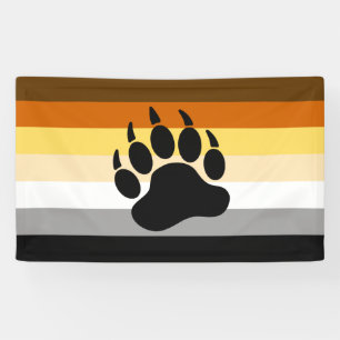 Bear Pride Flag Banner