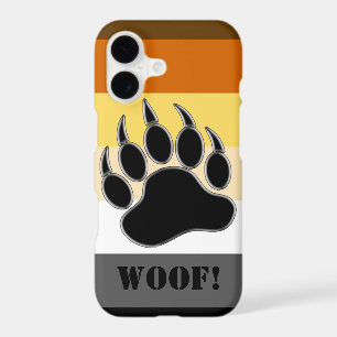 Bear Pride Flag Bear Paw Custom Woof