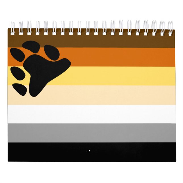 Bear Pride Flag Calendar (Cover)
