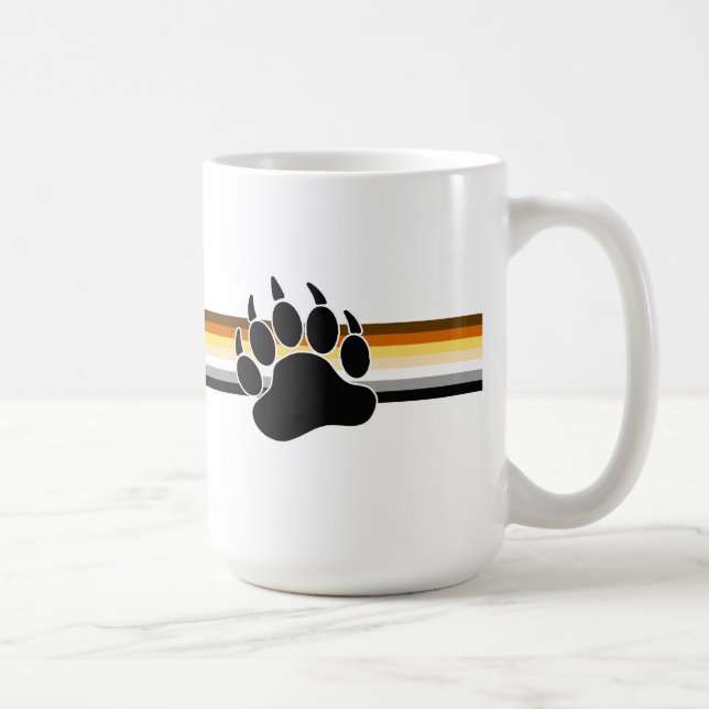 Bear Pride Flag Coffee Mug (Right)