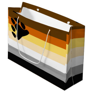 Bear Pride Flag Large Gift Bag