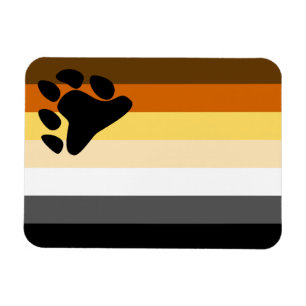 Bear Pride Flag Magnet