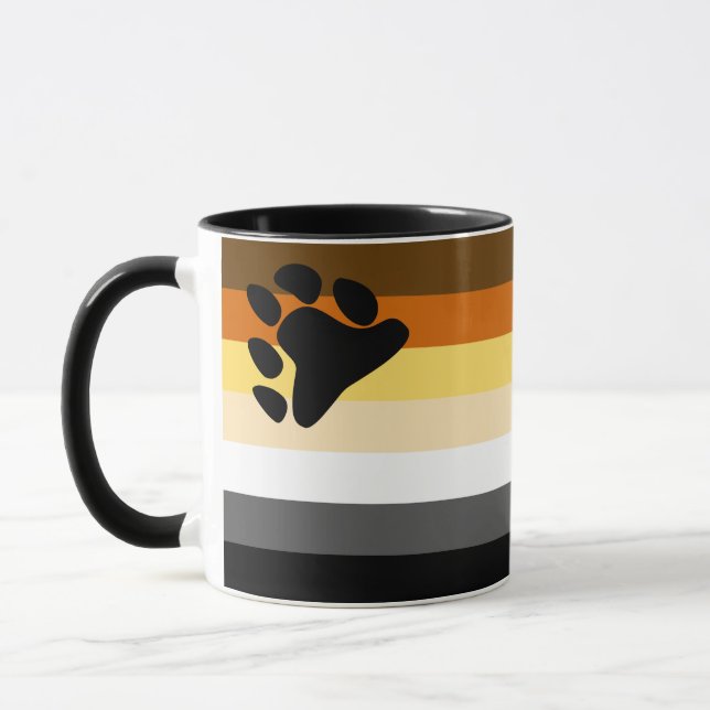 Bear Pride Flag Mug (Left)
