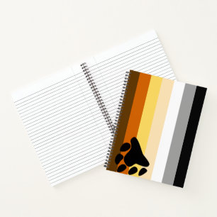 Bear Pride Flag Notebook