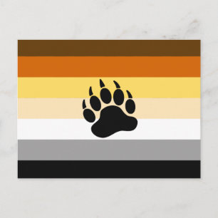 Bear Pride Flag Postcard